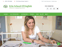 Tablet Screenshot of erinschoolofenglish.com